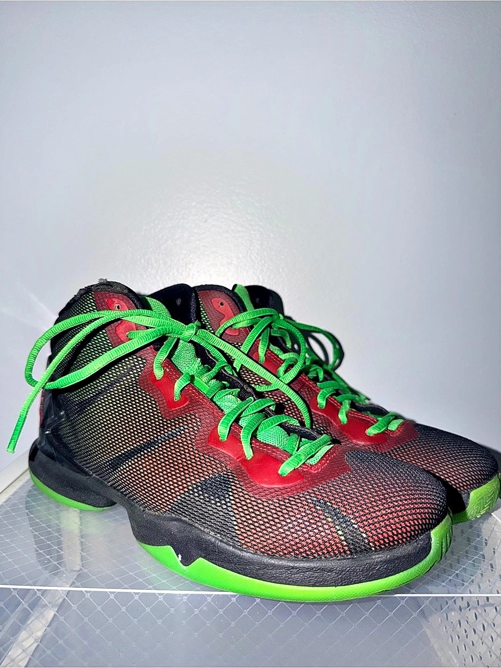 Jordan Melo M11 Black Green Spark Athletic Shoes